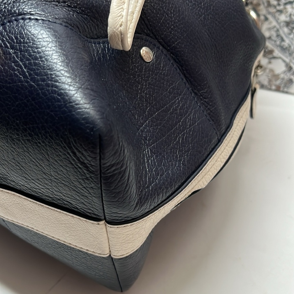 Coach Bucket Navy Blue Bag - Picture 8 of 16